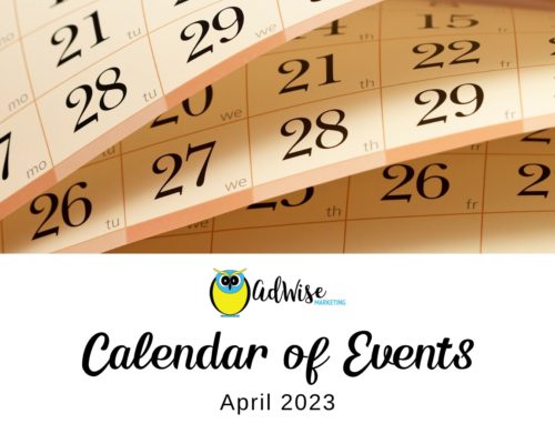 Calendar of Events April