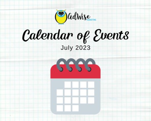 Calendar of Events July 2023