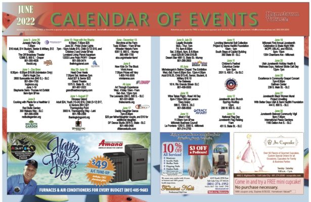 Calendar of Events June 2022